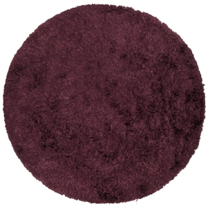 Chandra Celecot Polyester/Wool Round Handmade Rug, 7'9-inch, Plum
