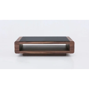 J&M Furniture Tudor Modern Coffee Table, Walnut