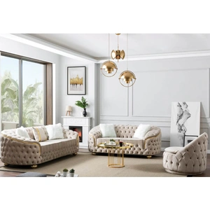 Empire Furniture, USA Bursa Tufted Velvet Living Room Set