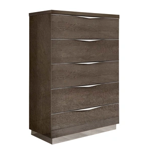Camelgroup, Italy Platinum Wood Chest, Brown