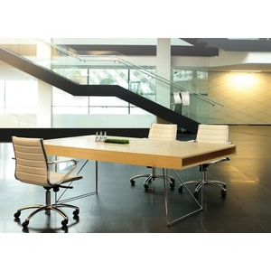 NARBUTAS Air Meeting Table for 8 Persons w/Built-in Power Socket Block