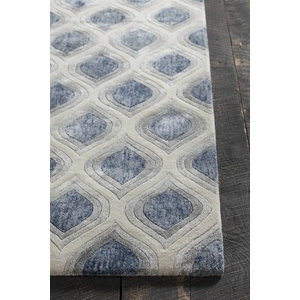 Chandra Clara Wool/Art Silk Rectangular Handmade Rug