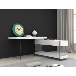 J&M Furniture Cloud Modern Office Desk w/Storage Drawers