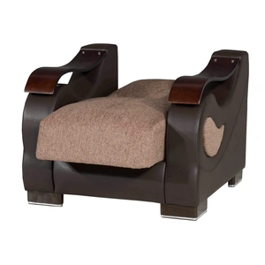 Casamode Metroplex Fabric/PU Convertible Sleeper Chair