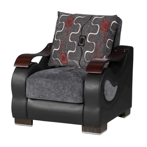 Casamode Metroplex Fabric/PU Convertible Sleeper Chair