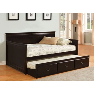 Furniture of America Sahara Wood Daybed w/Trundle, Espresso