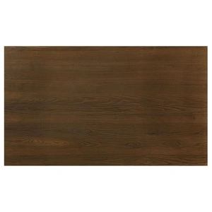 Furniture of America Cooper I Wood/Metal Dining Table, Dark Bronze/Espresso