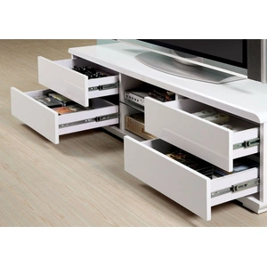 Furniture of America Cerro 59-inch TV Console, White