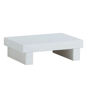 Furniture of America Christie Wood High Gloss Lacquer Nightstand w/USB, White
