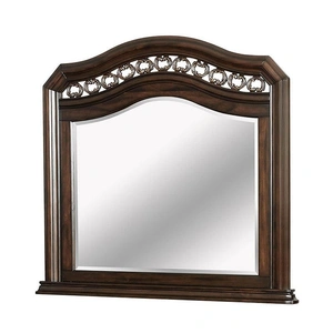 Furniture of America Calliope Wood Mirror, Espresso