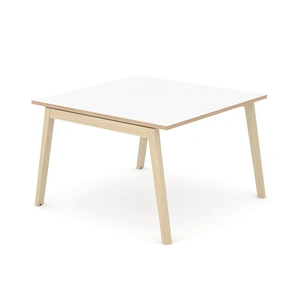 NARBUTAS Nova Wood Square Melamine Meeting Table for 4/6 Persons