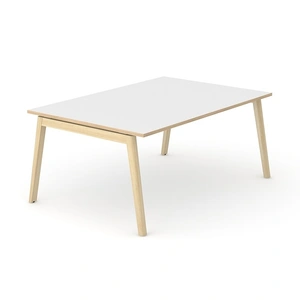 NARBUTAS Nova Wood Square Melamine Meeting Table for 4/6 Persons