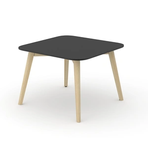 NARBUTAS Nova Wood Round HPL Office Coffee Table