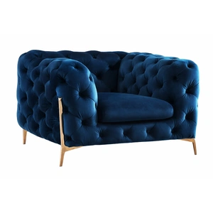 Beverly Hills Furniture Chester Fabric Armchair in Blue