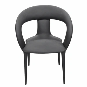 Beverly Hills Furniture Anya PU/Metal Dining Arm Chair