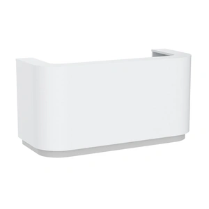 NARBUTAS Cosy Office Reception Unit w/Desk, White