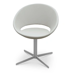 SohoConcept Furniture Crescent 4 Star Swivel Dining Chair