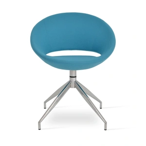 SohoConcept Furniture Crescent Spider Swivel Dining Chair