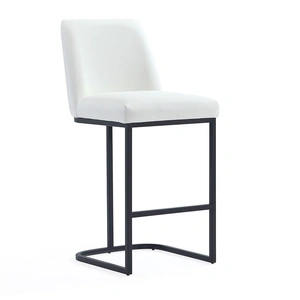 Manhattan Comfort Serena Leatherette/Metal Counter Stool