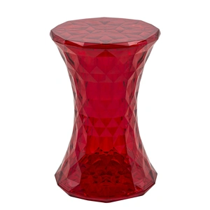 LeisureMod Clio Plastic Side Table