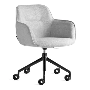 Calligaris Cocoon Fabric/Metal Customizable Adjustable Height Armchair w/Casters (Set of 4)