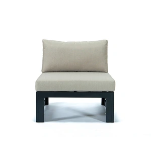 LeisureMod Chelsea 6-Piece Patio Polyester Sectional w/Cushions
