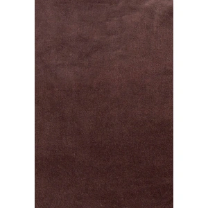 Chandra CUS28001 Cotton/Velvet Handmade Cushion, 18-inch x 18-inch, Brown
