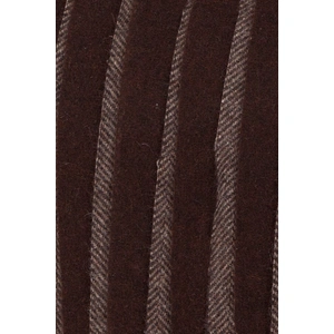 Chandra CUS28004 Wool Handmade Cushion, Brown