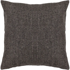 Chandra CUS28007 Wool Handmade Cushion, Grey
