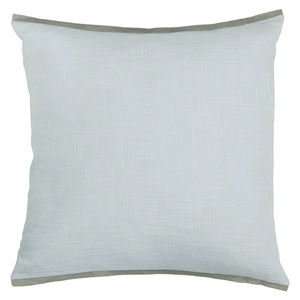 Chandra CUS28025 Cotton Handmade Cushion, White/Grey