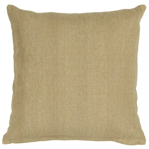 Chandra CUS28031 Tussar Silk Handmade Cushion, Natural