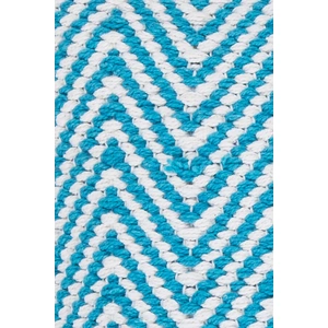 Chandra CUS28033 Cotton Handmade Cushion, Blue/White