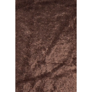 Chandra CUS28049 Cotton/Linen/Viscose Handmade Cushion, Brown