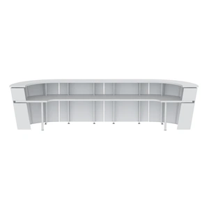 NARBUTAS Tera 177-inch U-Shape Reception Desk