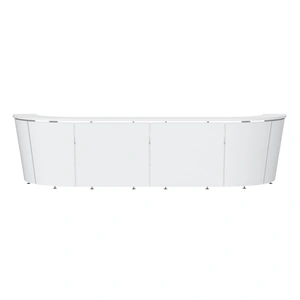 NARBUTAS Tera 177-inch U-Shape Reception Desk