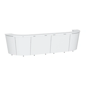 NARBUTAS Tera 177-inch U-Shape Reception Desk