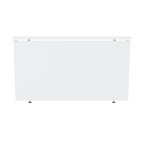 NARBUTAS Tera 68.9-inch Straight Reception Desk w/2 Pedestals