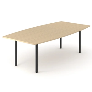 NARBUTAS Optima Meeting Melamine Table w/Metal Frame for 8 Persons