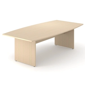 NARBUTAS Optima Meeting Melamine Table w/Modesty Panel for 8 Persons
