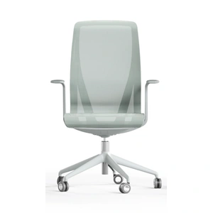NARBUTAS D-Chair Task Office Chair w/Grey Frame & Base