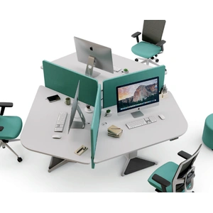 Actiu Power 100 Sit-Stand Office 3 Desk Bench
