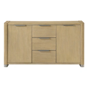 Global Furniture USA D1248 3-Drawer Buffet with 2 Doors in Natural