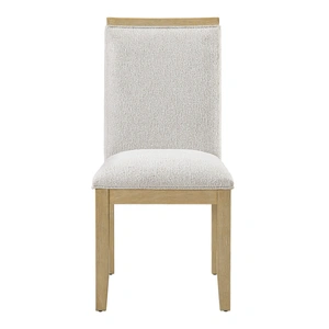 Global Furniture USA D3124 Wood Veneer Round Dining Room Set with D1248 Chairs in Natural
