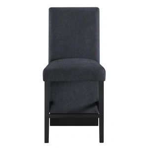 Global Furniture USA D12 Fabric Barstool in Black
