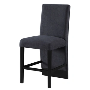 Global Furniture USA D12 Fabric Barstool in Black