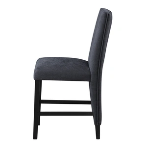 Global Furniture USA D12 Fabric Barstool in Black