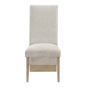 Global Furniture USA D12 Fabric Dining Side Chair in Beige/Natural