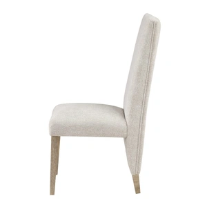 Global Furniture USA D12 Fabric Dining Side Chair in Beige/Natural
