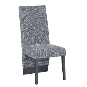 Global Furniture USA D12 Fabric Dining Side Chair in Grey/White