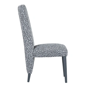 Global Furniture USA D12 Fabric Dining Side Chair in Grey/White